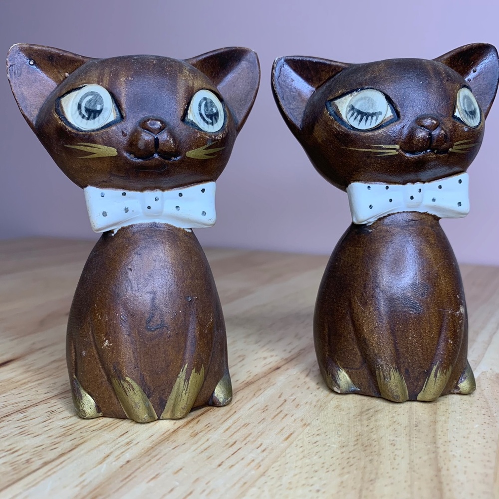 Wooden salt and pepper shakers